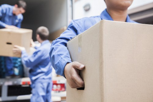 Office removals team planning a business move in Barnsbury