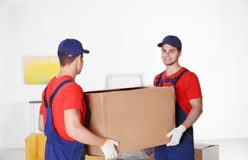 Movers handling an urgent residential removal in Barnsbury
