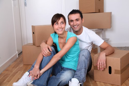 Protective wrapping for furniture during a Barnsbury removal