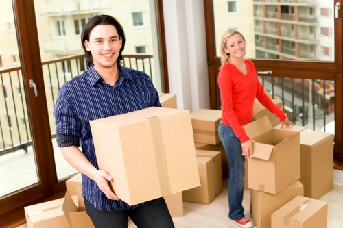 Packing and loading furniture for a Barnsbury move